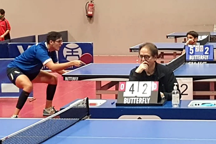 Edgar Mataró a la 2a fase de l’Open Catalunya adaptat . Eix