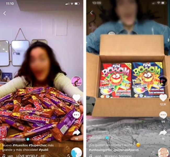 El CAC alerta de la sobreexposició dels menors a la publicitat d'aliments alts en greix, sucre o sal dels influencers. CAC