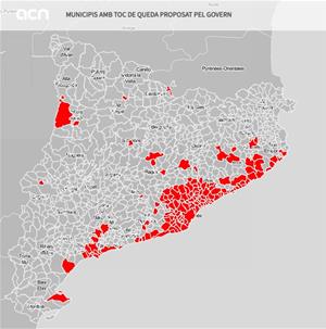 El Govern demana al TSJC que avali un toc de queda de 01.00 a 06.00 h al Penedès i Garraf. ACN