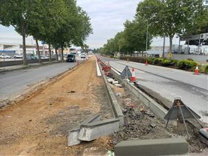 El nou carril bici que connecta els polígons de Vilafranca ha d'estar finalitzat al novembre. Ajuntament de Vilafranca