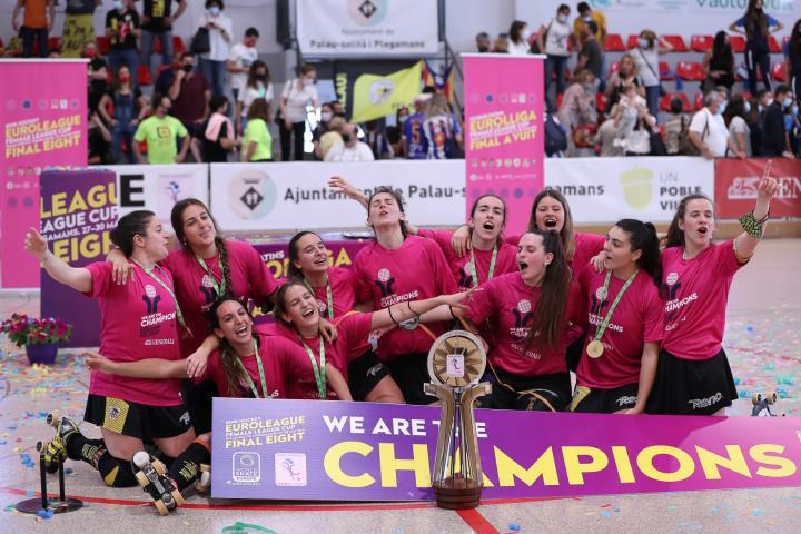 El Palau de Plegamans Campió de la Lliga Europea femenina. Antonio Lopes