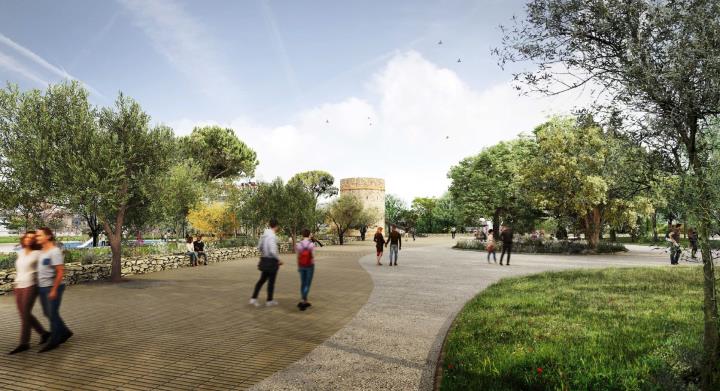 El Parc del Botafoc del Vendrell serà un gran espai obert que integrarà els nuclis de les dues bandes de la riera. Ajuntament del Vendrell