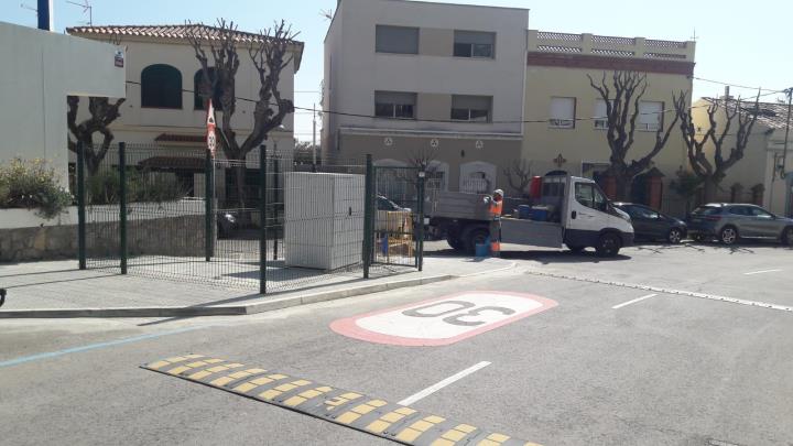 El poble de Garraf comptarà properament amb el reivindicat mesurador de partícules contaminants. Ajuntament de Sitges