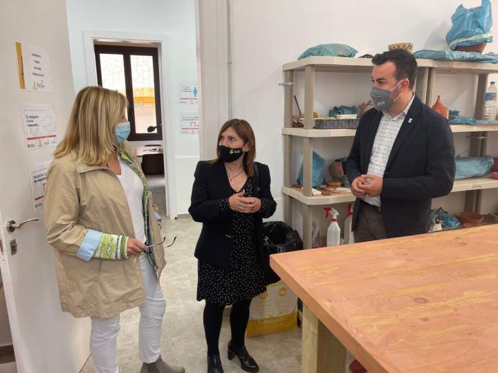 El president de l'Associació Catalana de Municipis visita Canyelles per treballar en diversos projectes locals. Ajuntament de Canyelles