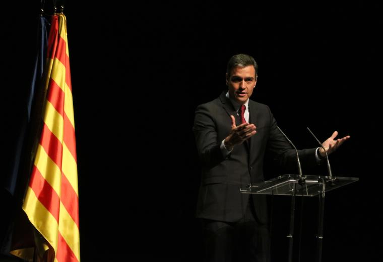 El president del govern espanyol, Pedro Sánchez, en l'acte al Liceu del 21 de juny del 2022. ACN / Pau Cortina
