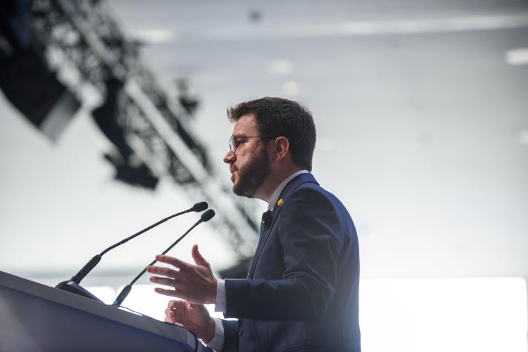 El president Pere Aragonès . ACN 