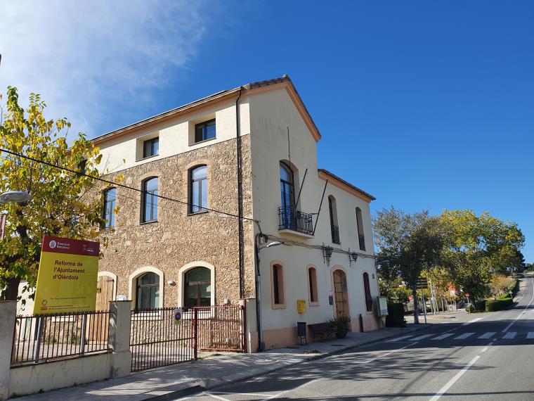 El rehabilitat edifici de l’Ajuntament d’Olèrdola ja acollirà els serveis municipals a partir del 22 de desembre. Ajuntament d'Olèrdola