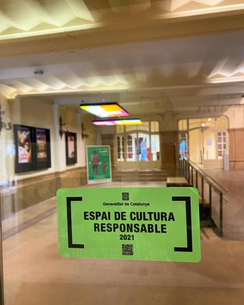 El Teatre Casal de Vilafranca, reconegut com a Espai de Cultura Responsable per part de la Generalitat. Teatre Casal