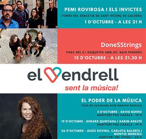 El Vendrell sent la música. Eix