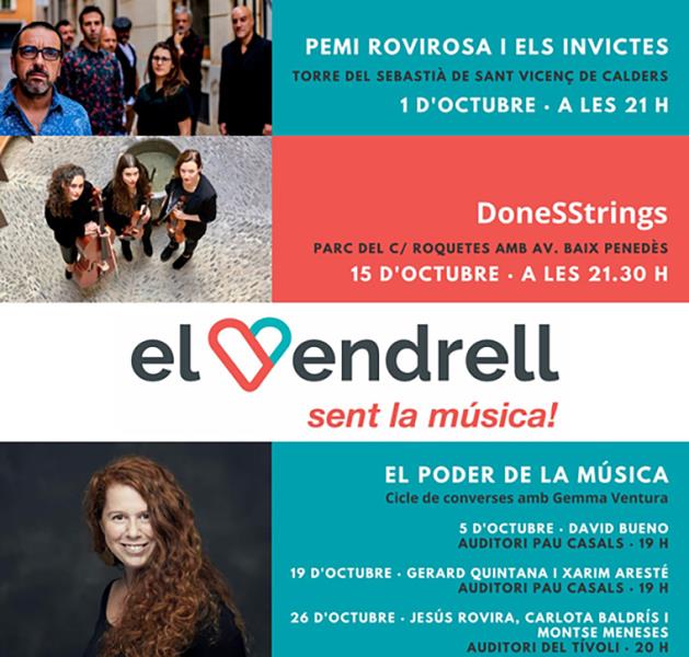 El Vendrell sent la música. Eix