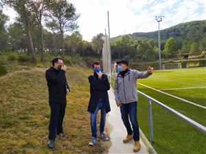 Els antics vestidors del camp de futbol de Canyelles es reconvertiran en espais per a les entitats esportives. Ajuntament de Canyelles