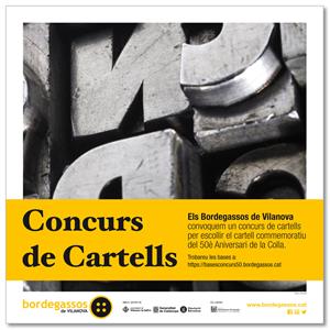 Els Bordegassos obren el seu 50è aniversari amb un concurs de cartells. EIX