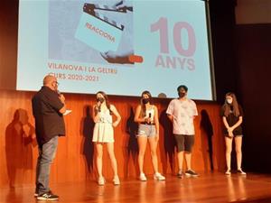 Els centres de secundària de Vilanova celebren els 10 anys del projecte Re@cciona. Ajuntament de Vilanova
