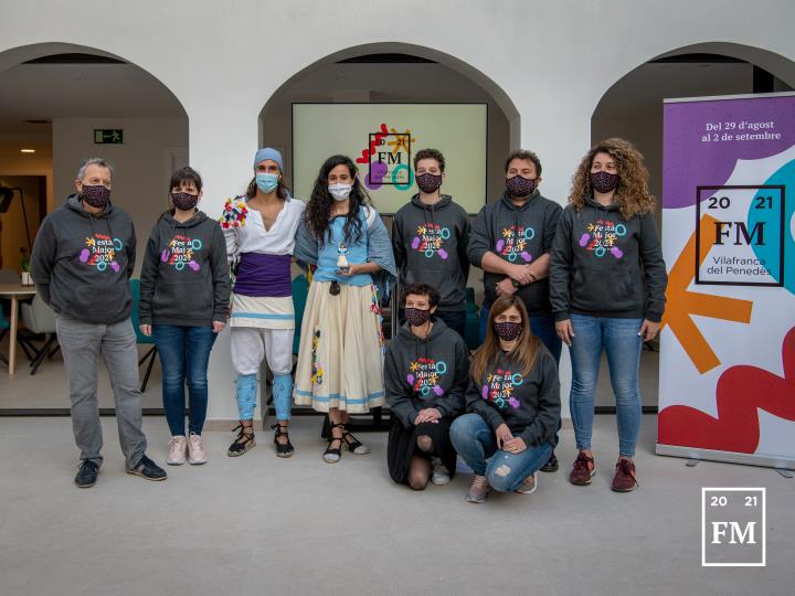 Els elements essencials de la festa i el llenguatge científic, protagonistes de la Festa Major de Vilafranca 2021. Ajuntament de Vilafranca