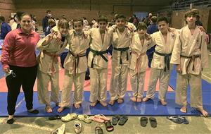 Els judoques del Club Judo Vilafranca-Vilanova