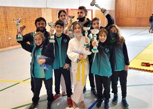 Els judoques del Club Uematsu Judo Olèrdola – Sant Sadurní. Eix