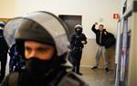 Els Mossos detenen el raper Pablo Hasel el 16 de febrer del 2021 a la Universitat de Lleida. ACN / Pau de la Calle