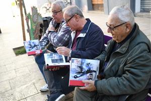 Els vilanovins Ramon Saumell, Abel i Salvador Masana. EIX