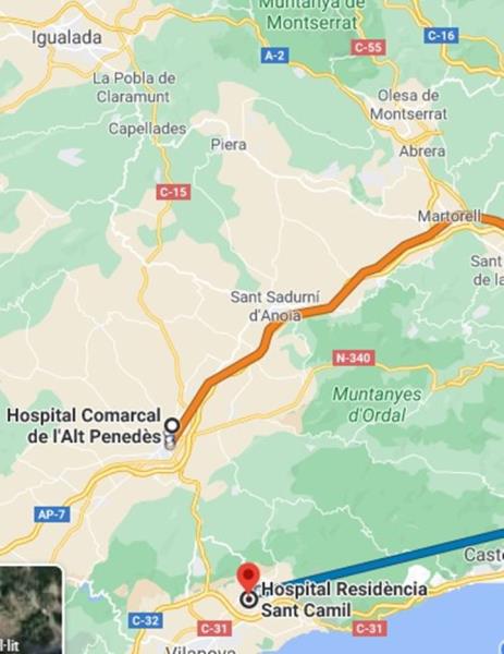 En comú Podem reclama solucionar la mobilitat en transport públic als centres hospitalaris del Consorci Sanitari Alt Penedès-Garraf . EIX