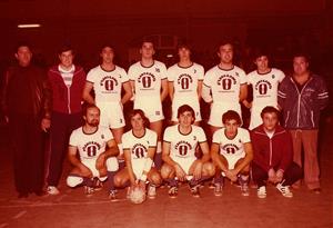 Equip sènior del Club Handbol Vilanova, temporada 1980-81 