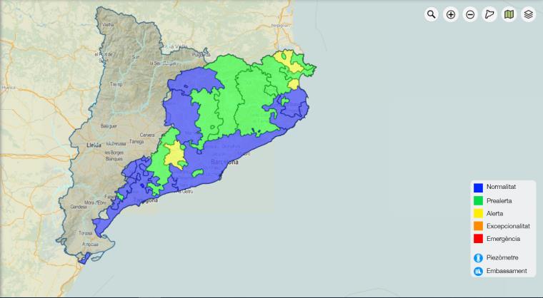 Es manté l'alerta per sequera a l’aqüífer de Carme Capellades que abasteix el nord del Penedès. EIX