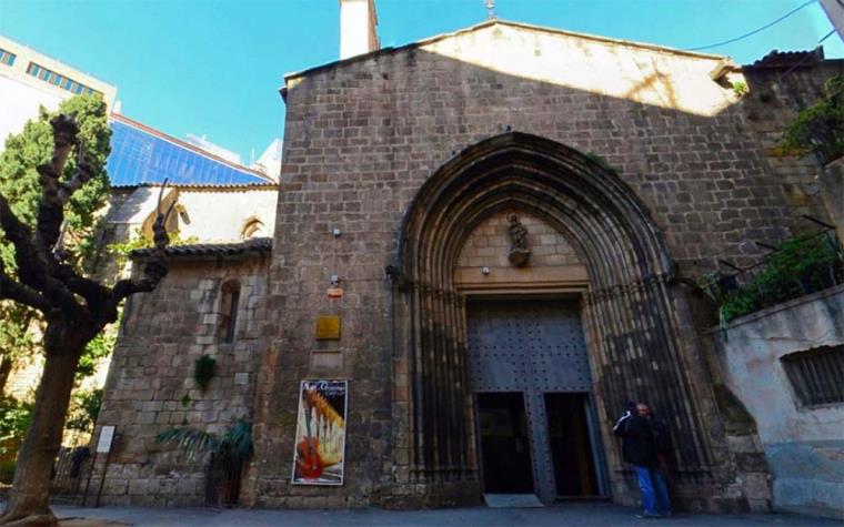 Església Santa Anna de Barcelona. Eix