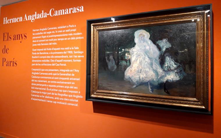 Exposició Hermen Anglada-Camarasa al Museu del Maricel, de Sitges. Eix