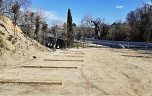 Finalitzen les obres d’integració paisatgística al pont sobre el riu Anoia a Gelida