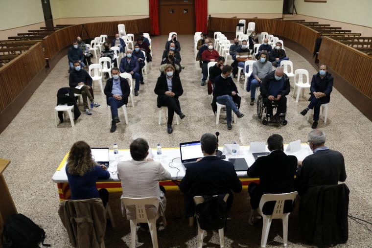 Front comú d'alcaldes de Ponent, Tarragona i el Penedès contra la MAT que surt del Baix Cinca. ACN