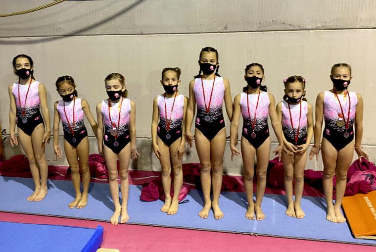 Gimnastes de categoria base 3. Eix