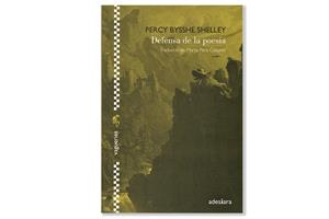 Imatge de la coberta de 'Defensa de la poesia', de Percy B. Shelley. Eix