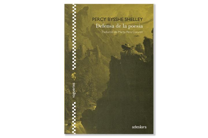 Imatge de la coberta de 'Defensa de la poesia', de Percy B. Shelley. Eix