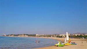 Imatge de la platja de Vilanova i la Geltrú. Ajuntament de Vilanova