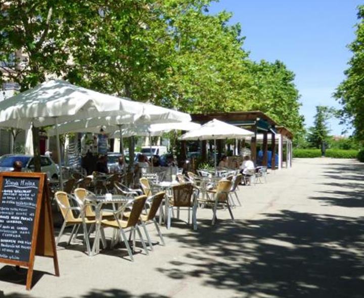 Imatge d'una terrassa a Vilafranca del Penedès. Ajuntament de Vilafranca