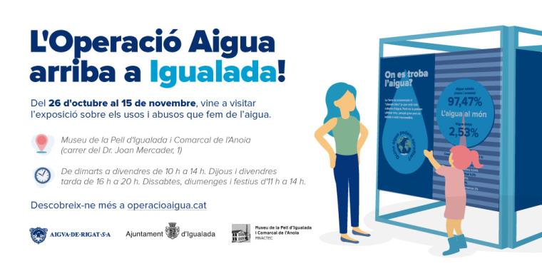Inauguració de l’exposició “Operació Aigua” a Igualada. EIX