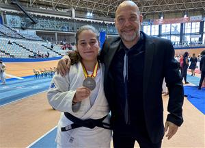 Judit Casañas subcampiona d’Espanya amb el seu entrenador