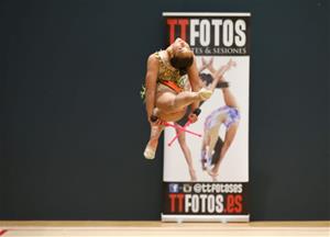 Júlia Arnan en el moment de la seva actuació. Ttfotos.es
