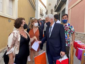 La consellera de Cultura, Natàlia Garriga, ha assistit a la inauguració de l'exposició 