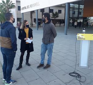 La CUP mostra el seu suport als treballadors de l’Hospital del Vendrell i aposta 