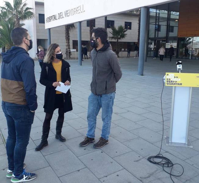 La CUP mostra el seu suport als treballadors de l’Hospital del Vendrell i aposta 