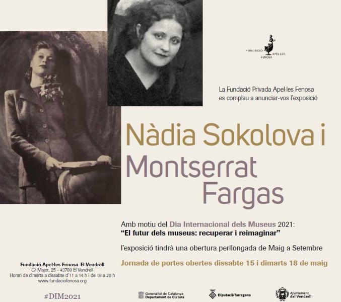 La Fundació Apel·les Fenosa rescata l’obra de dues dones artistes: Montserrat Fargas i Nàdia Sokolova . EIX