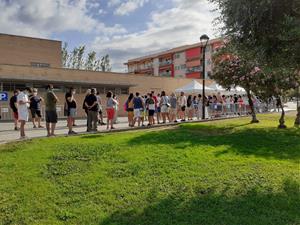 La marató de vacunació a Sitges tanca amb 309 vacunes administrades