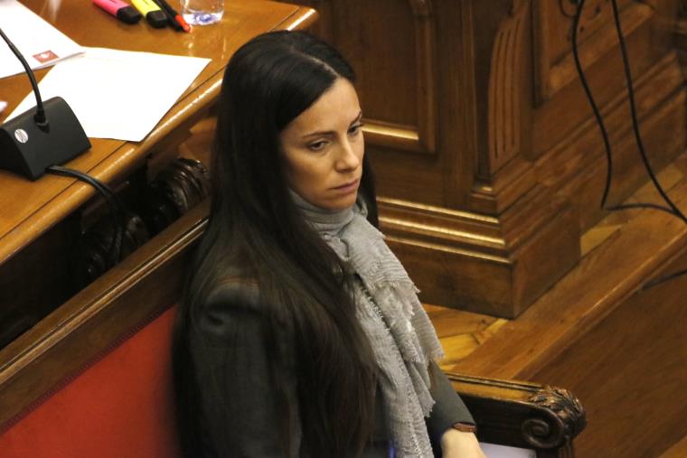 L'acusada pel crim de la Guàrdia Urbana, Rosa Peral, durant la sessió del judici del 10 de març de 2020. ACN