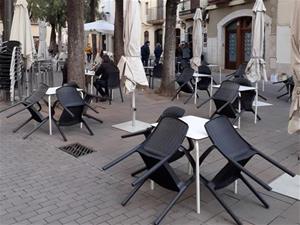 L'Ajuntament de Vilanova prorroga les mesures excepcionals per les terrasses de bars i restaurants