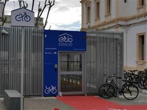 L'aparcament per a bicicletes de l'estació de Vilanova entrarè en funcionament el 14 de juny