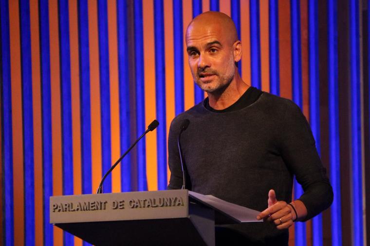 L'entrenador Pep Guardiola. ACN / Pilar Tomás