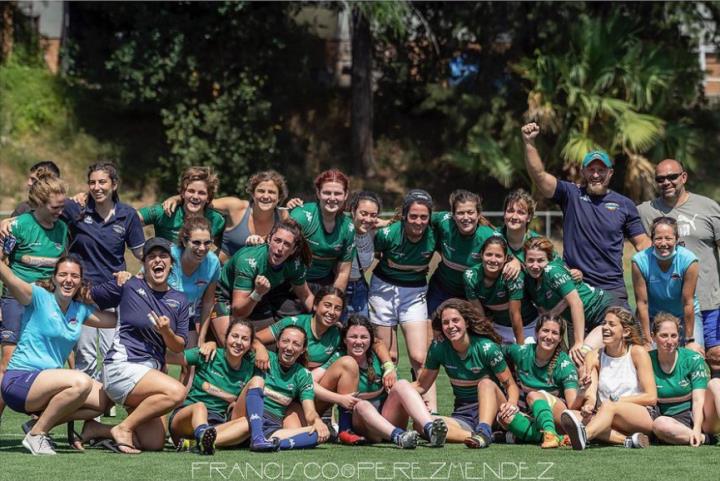 L'equip del RC Sitges femení campió de la Copa Bronze. Francisco Pérez Méndez