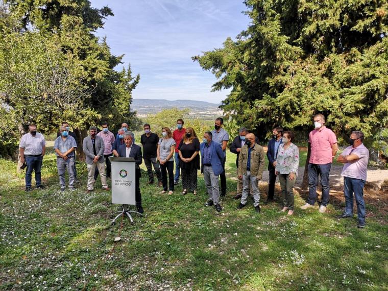 Les alcaldies de l'Alt Penedès exemplifiquen al castell d'Olèrdola el seu rebuig a la MAT. CC Alt Penedès