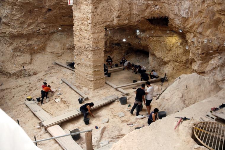 Les excavacions a l'Abric Romaní de l'Anoia revelen l'estada de caçadors de cérvols fa 60.000 anys. ACN