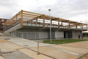 Les obres de la biblioteca de Sant Martí Sarroca entren a la recta final